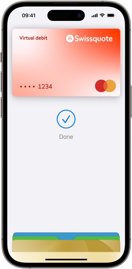 Apple Pay available with the Swissquote Debit Mastercard